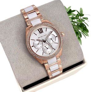 NWT MICHAEL KORS Jan Multifunction Two-Tone Stainless-Steel Watch MK7131